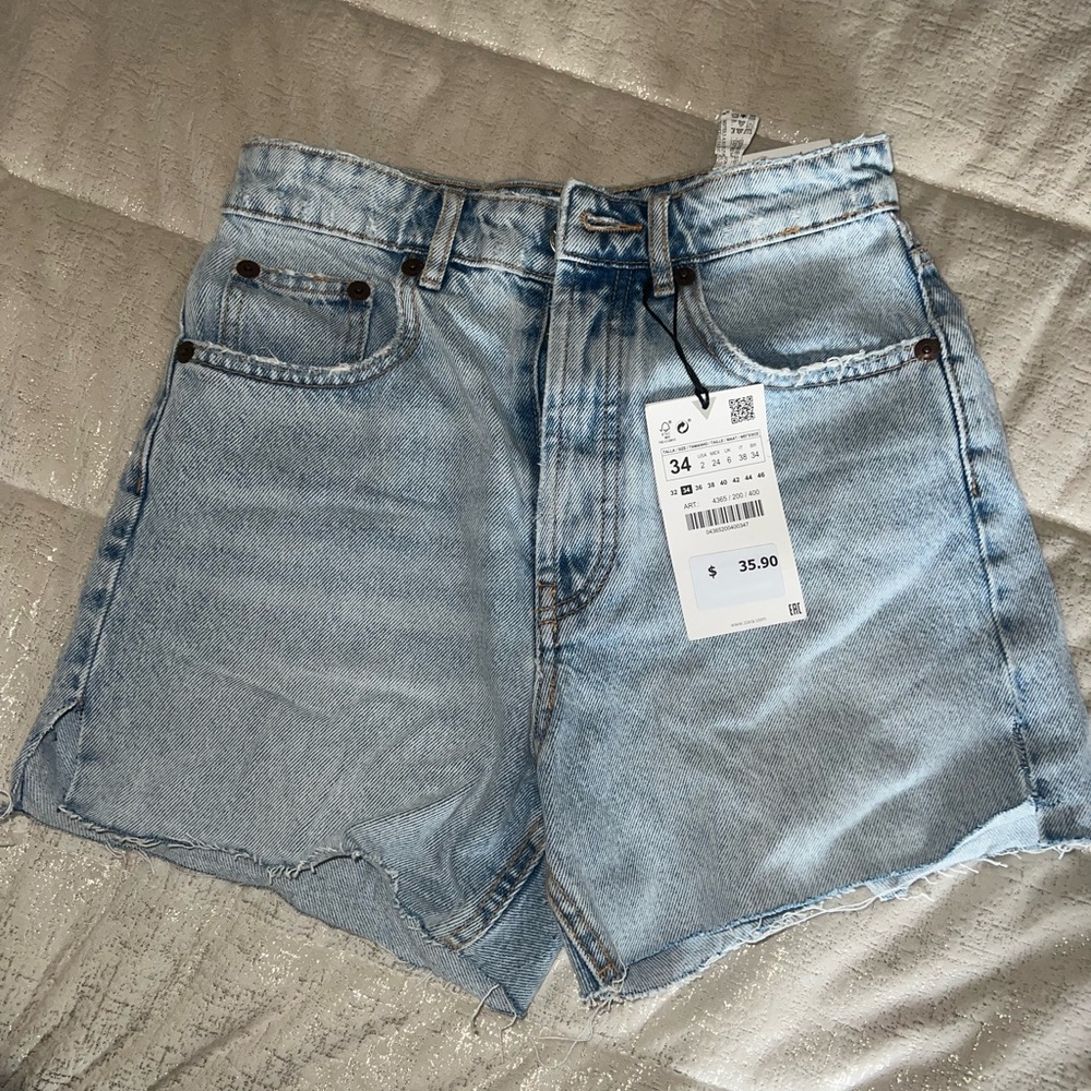 Denim shorts